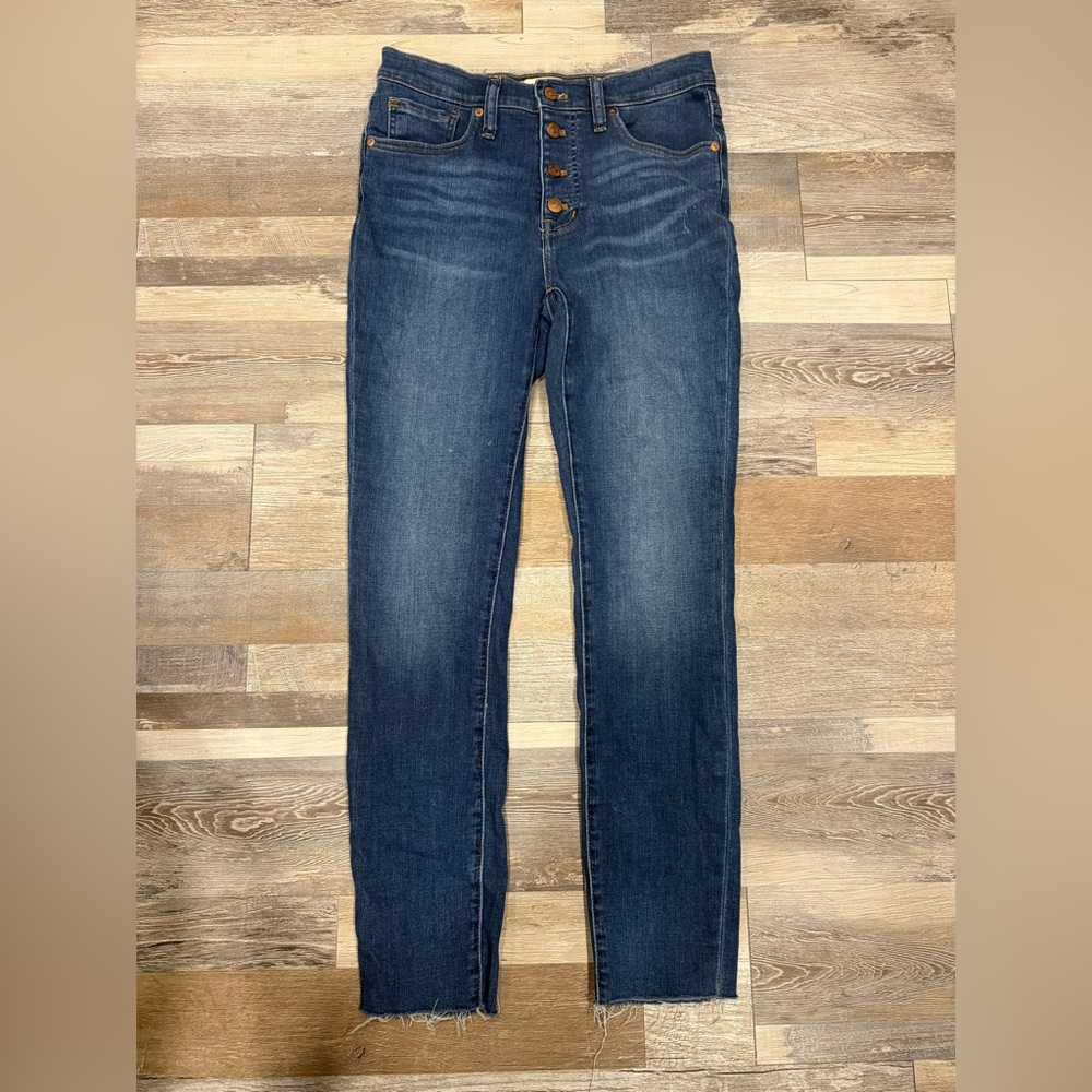 Madewell High Rise Dark Blue Jeans